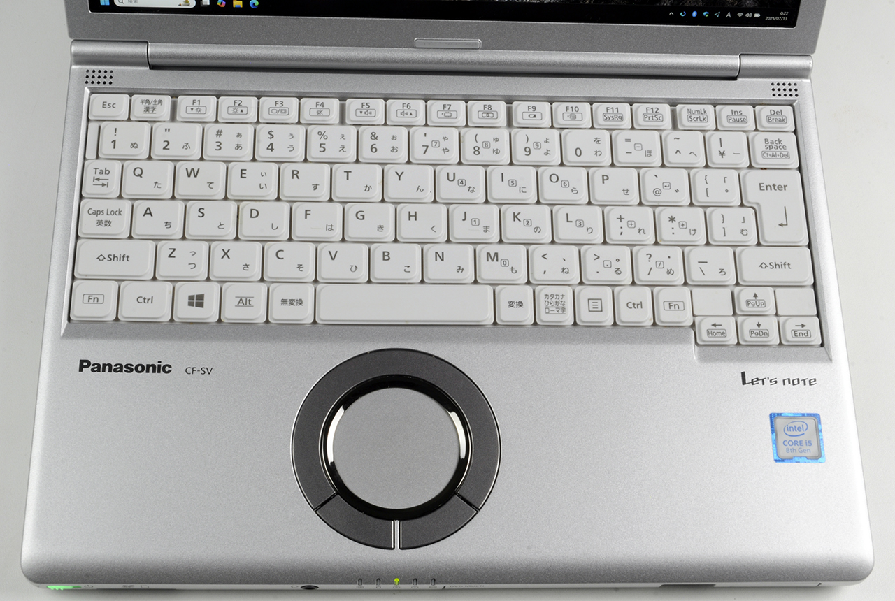 キーボードアップ
